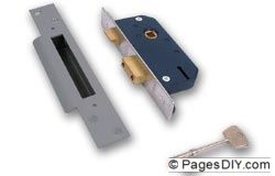 Willenhall Locks M3 5-Lever Mortice Lock (Sashlock) 50mm (2
