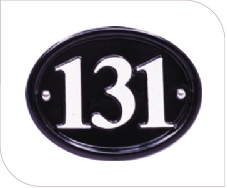 MA5 Large Aluminium House Numberplate
