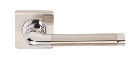 Argo Square Door Handles, Designer Lever Privacy Door Handles (Pair) - Dale 3670-SQ-PRV